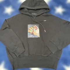 DIESEL フード付きパーカー ブラック S