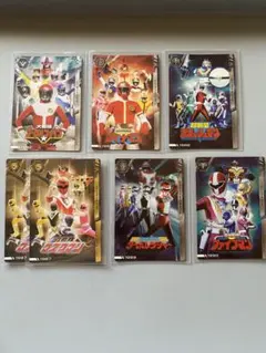 スーパー戦隊シリーズ イタジャガ カード 7枚