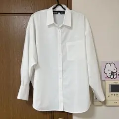 GU ドルマンスリーブシャツ　ホワイト