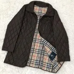 美品◎ノバチェック◎Burberry London 44 キルティングジャケット
