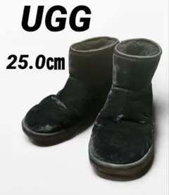 美品❣️UGG ムートンブーツ クラシック ミニ 25センチ ブラック