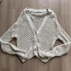 スイパイラルガール　ガーディガン　メッシュ　鍵編みのサムネイル