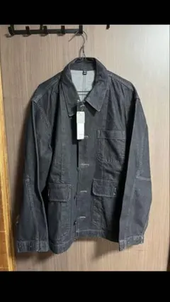 GU 2025AWデニムワークジャケット Lサイズ　ダークグレー(新品・未使用)