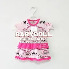 BABYDOLL　ディズニー　半袖　ワンピース　マリーちゃん　80cmのサムネイル