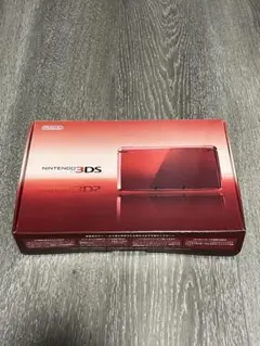 Nintendo 3DS 本体　動作確認済み フレアレッド 箱付き