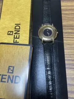 【希少】FENDI フェンディ 腕時計 400G メンズ ブラックのサムネイル