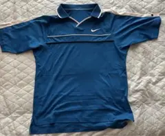 ♦︎NIKE♦︎テニス♦︎ポロシャツ♦︎ドライフィット♦︎ブルー♦︎ホワイト♦︎青♦︎白だい