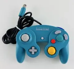 ゲームキューブ コントローラー スマブラGC コン ターコイズ 純正品