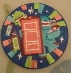 ディズニー　刺繍缶バッジ　モンスターズインク