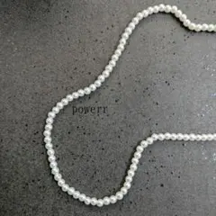 パール　ちびパール　華奢　ネックレス　上品　真珠　4mm　高見え　お洒落　アクセ