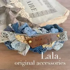 no.141 アンティークレースが可愛いパイル風アクセサリー