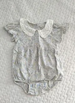 テータテート　花柄ロンパース