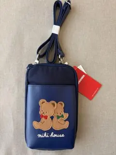 【新品タグ付き】miki house ミキハウスベア　ポシェット