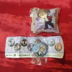 送料込☆くら寿司×にじさんじ☆クッションチャームと缶バッジ☆2点セット