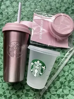 スターバックス 替えリッド付きステンレスタンブラー リユーザブルコールドカップ