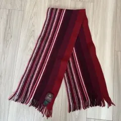 TAKEO KIKUCHI 赤 ストライプ マフラー