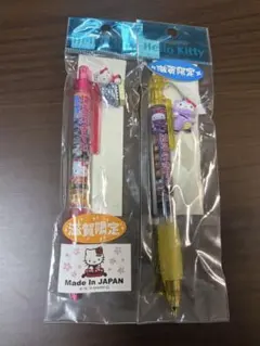 bレア品☆未使用☆新潟限定 ハローキティ ご当地ボールペンx2種セット