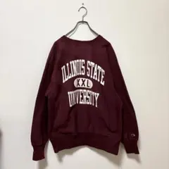 90s チャンピオン リバースウィーブ スウェット 3段プリント USA