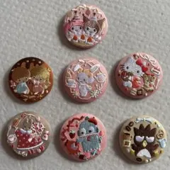 pomme様専用 サンリオキャラクターズ 刺繍缶バッジ ビスケット3