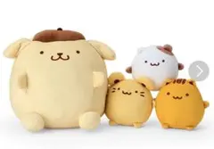 【新品】ポムポムプリン／サンリオペアミニクッション