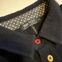 BEAMS HEART ポロシャツ Sサイズ 黒半袖 4B ドットポケットのサムネイル