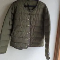 キルティング ノーカラージャケット