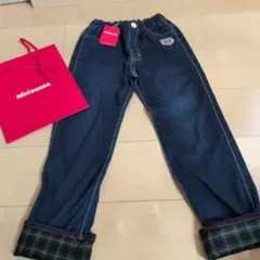 新品　ミキハウス デニムパンツ 130