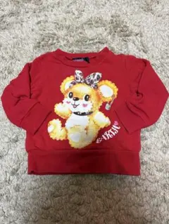 Earth Magic レッド トレーナー　100cm