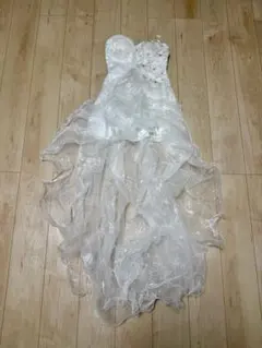 IRMA ビジュー ウェディングミニドレス ホワイト