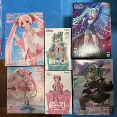 初音ミク プライズフィギュア 9点セット まとめ売り - メルカリ