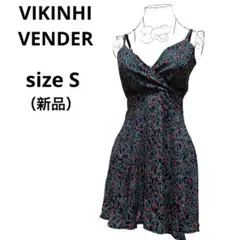 『新品』 ビキニーベンダー レディース カシュクール ミニワンピース S 花柄