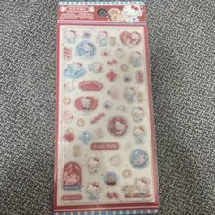 海外限定　ボンボンドロップシール風　キティ 立体　3Dシール　うるちゅる