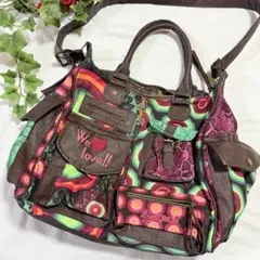 Desigual デシグアル カラフル　ショルダーバッグのサムネイル