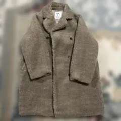 niko andニコアンド切り替えダッフルコートケーブル中綿 L 美品 - メルカリ