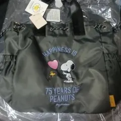 スヌーピーバック　グローブコラボ