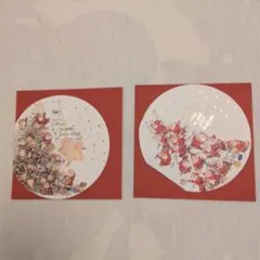 クリスマスグリーティングカード 2枚セット