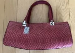 SANHO 赤 ハンドバッグ 日本製　JRA