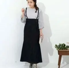 cohina コヒナ デニムサロペットマーメイドスカート