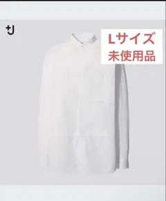 ユニクロ+J オーバーサイズシャツ 白 Lサイズ