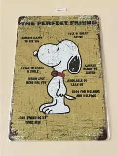 SNOOPY スヌーピー ブリキ看板 インテリア