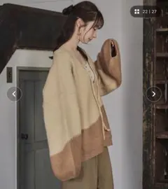 値下げnuance knit pullover / ニュアンスニットブルオーバーのサムネイル