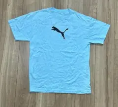 PUMA Tシャツ　半袖　グラフィックプリント プーマ　ウェア　サッカー　古着