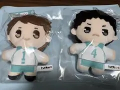 ハイキュー!! ふわふわぬいぐるみ 及川徹 岩泉一セット　ダイソー