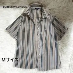 BURBERRY ストライプ 半袖シャツ M