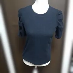 ギリギリお値下げ、AZUL BY MOUSSY パフスリーブ リブカットソーのサムネイル