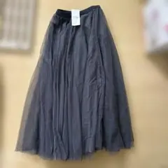 フィフス fifth チュールスカート　グレー　タグ付き　未使用