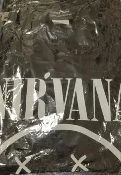NIRVANA ブラック Tシャツ Lサイズ スマイル ロックt