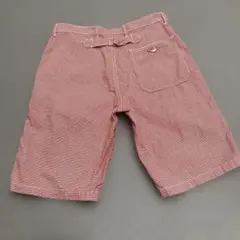 DANTON ダントン 赤 白 千鳥格子 ショートパンツ ハーフパンツ 40のサムネイル