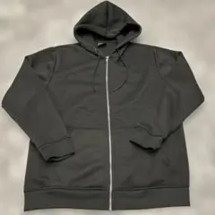 メンズ　黒　パーカー　裏起毛