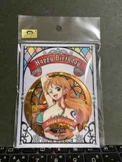 ワンピース ナミ ステンドグラス風ホログラムプレート 麦わらストア